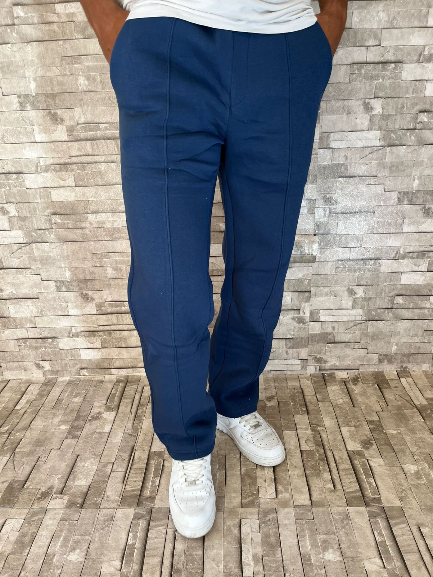 Üç İplik Eşofman Alt  Lacivert