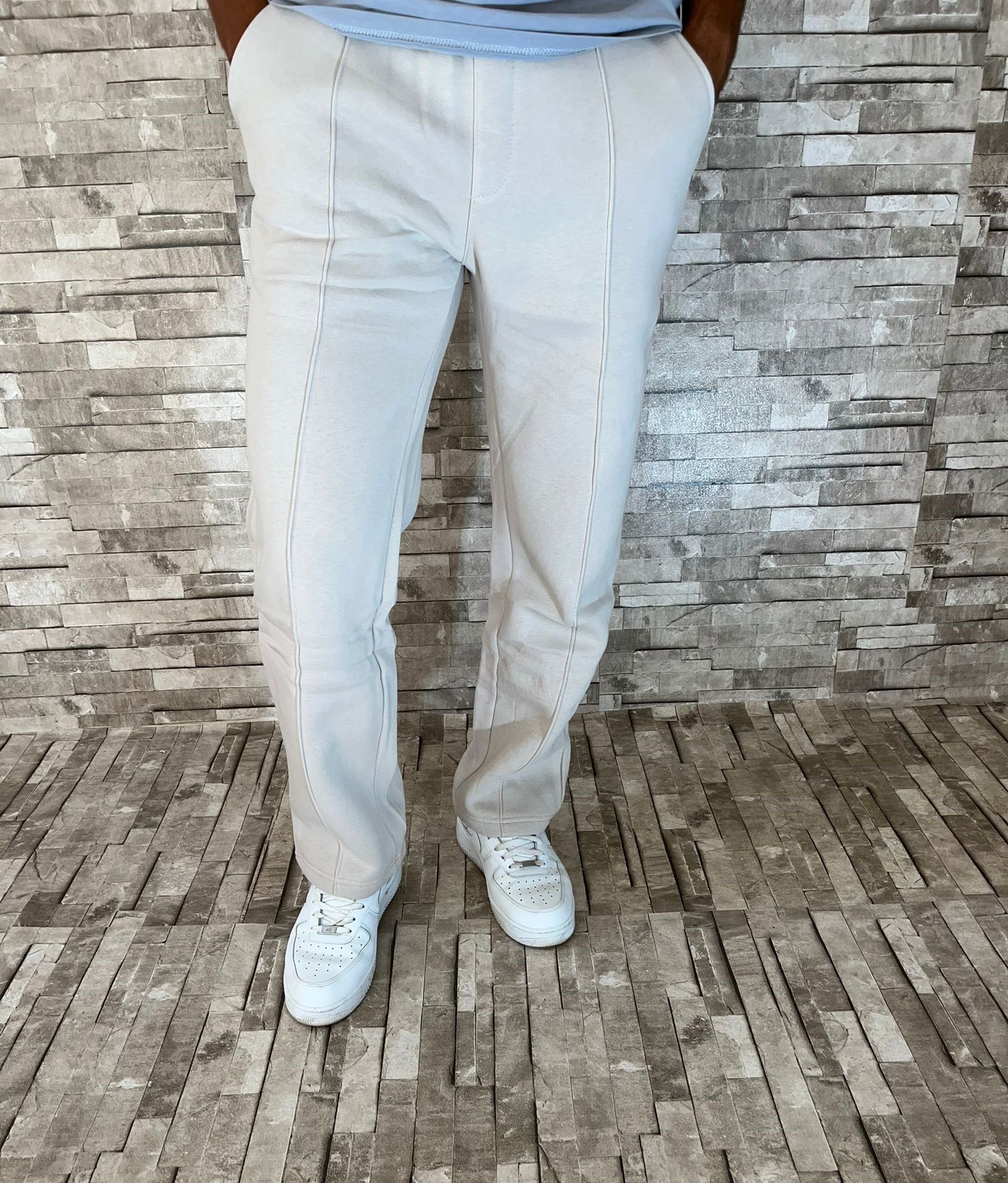 Üç İplik Eşofman Alt Gri