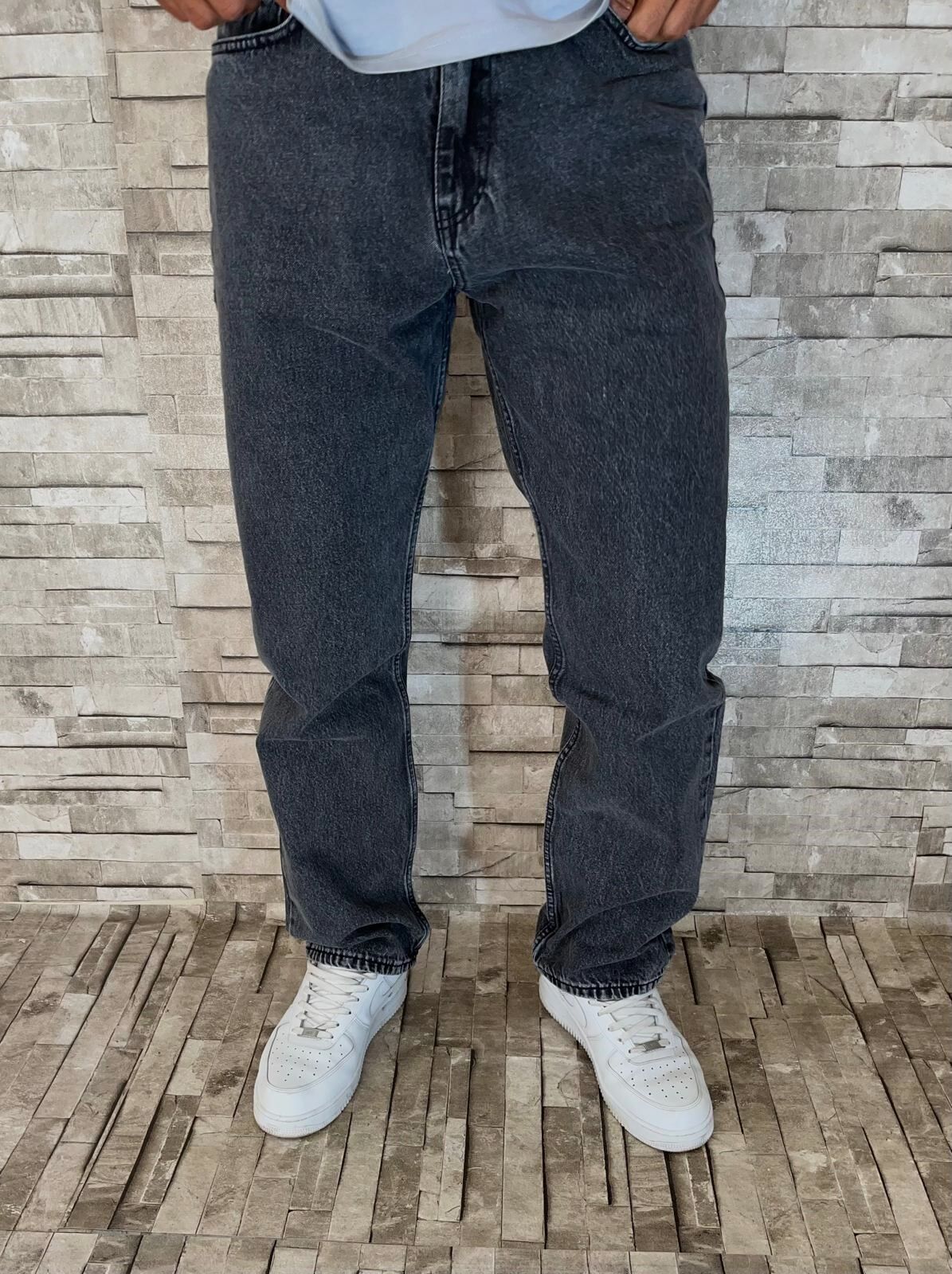 Rahat Kesim Yeni Straight Baggy Pantolon Taşlamalı