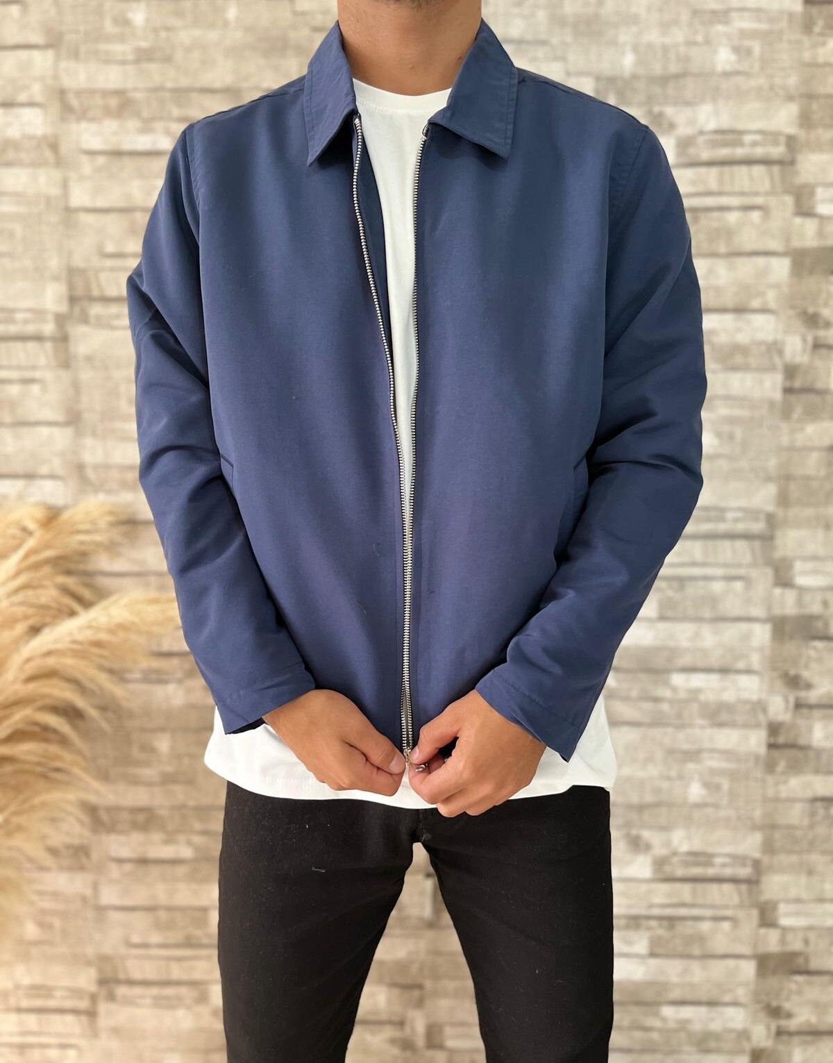 Erkek Premium Kalite Gabardin Ceket Lacivert